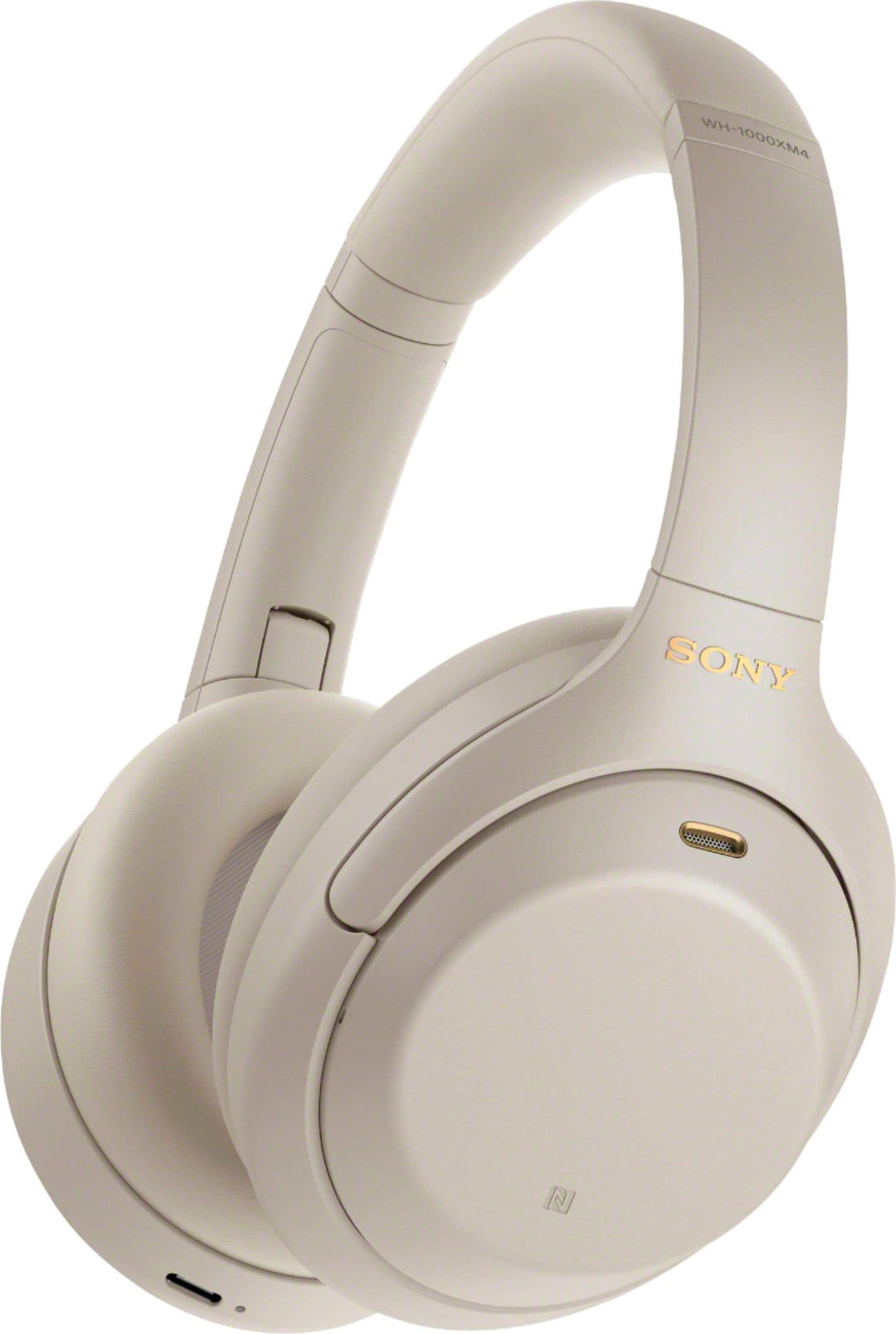 Sony - WH-1000XM4 Wireless Noise-Cancelling Over-the-Ear Headphones - Silver_0