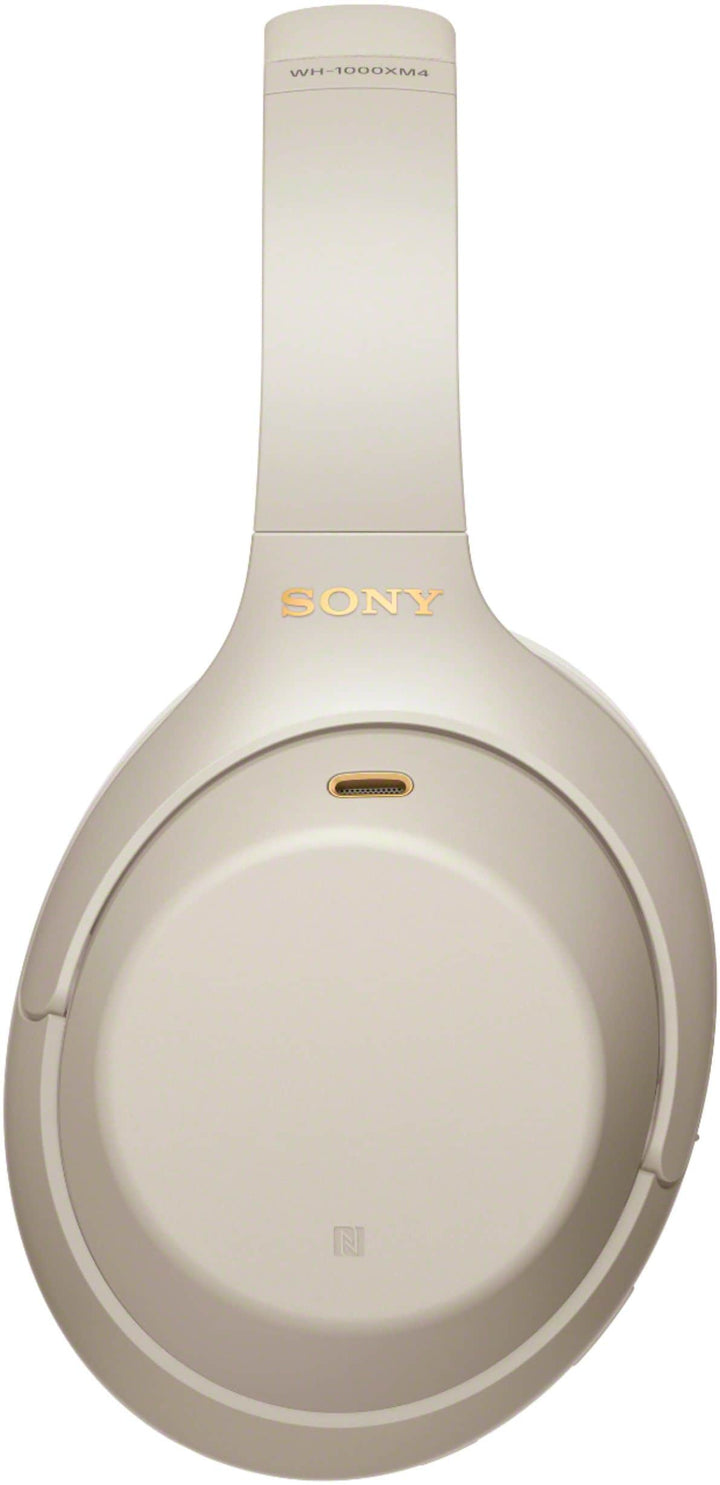 Sony - WH-1000XM4 Wireless Noise-Cancelling Over-the-Ear Headphones - Silver_7