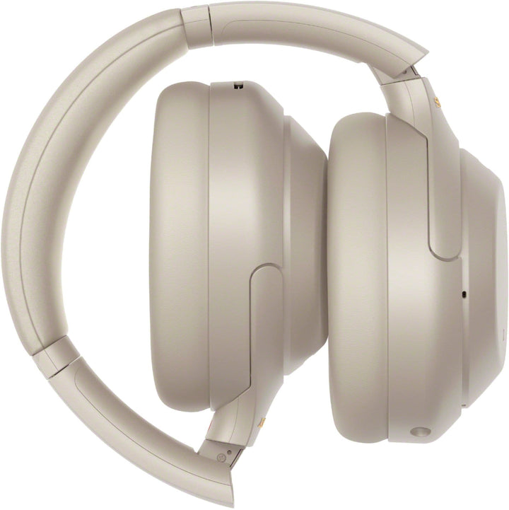 Sony - WH-1000XM4 Wireless Noise-Cancelling Over-the-Ear Headphones - Silver_3