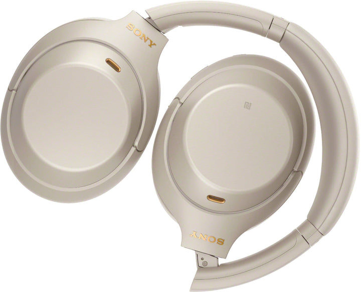 Sony - WH-1000XM4 Wireless Noise-Cancelling Over-the-Ear Headphones - Silver_4
