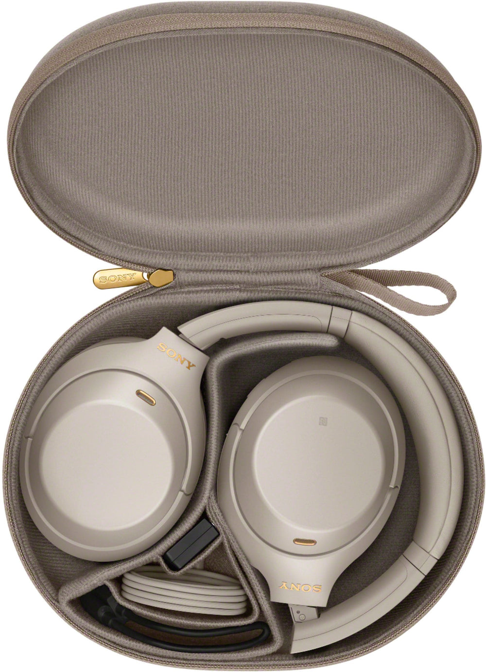 Sony - WH-1000XM4 Wireless Noise-Cancelling Over-the-Ear Headphones - Silver_1