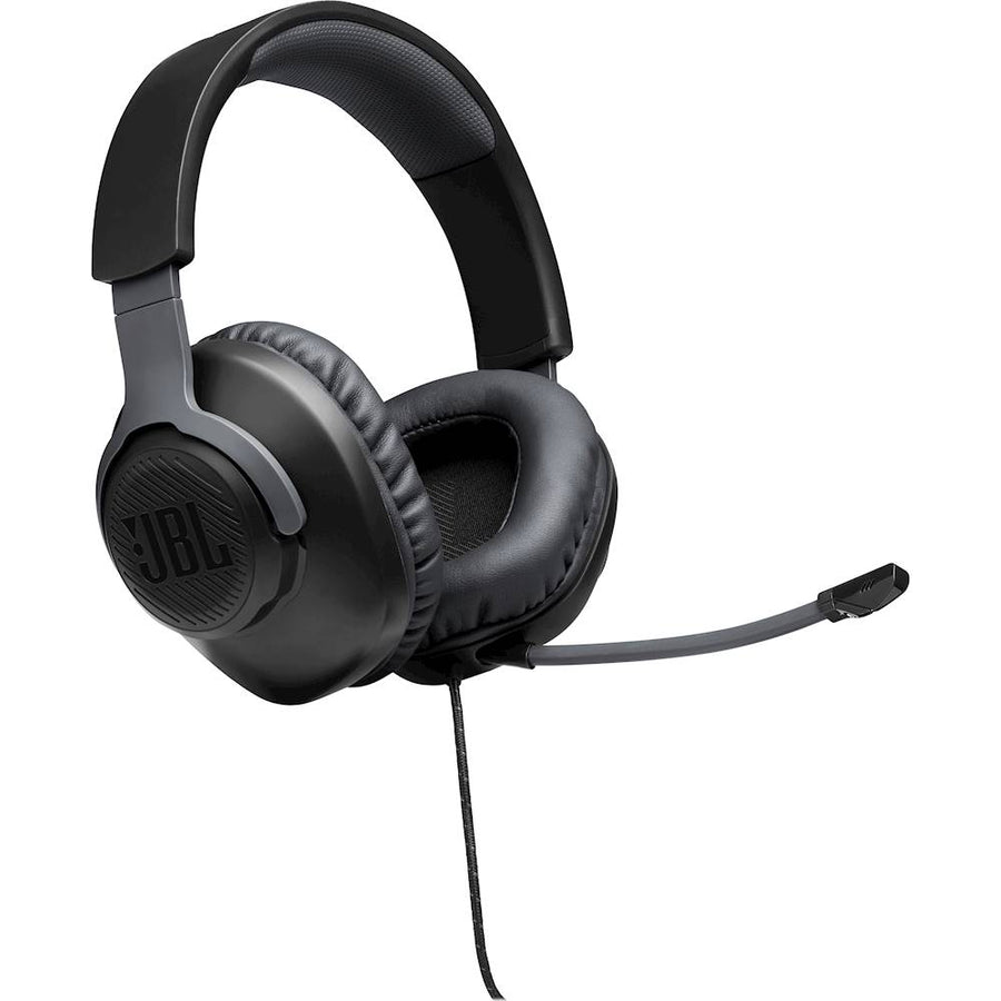 JBL - Quantum 100 Surround Sound Gaming Headset for PC, PS4, Xbox One, Nintendo Switch, and Mobile Devices - Black_0