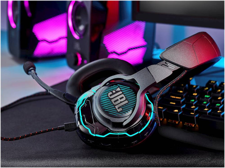 JBL - Quantum One RGB Wired DTS Headphone:X v2.0 Gaming Headset for PC, PS4, Xbox One, Nintendo Switch and Mobile Devices - Black_2