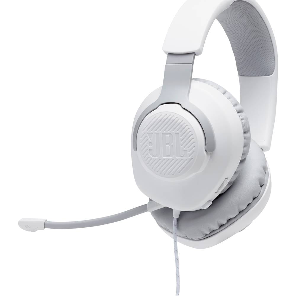 JBL - Quantum 100 Surround Sound Gaming Headset for PC, PS4, Xbox One, Nintendo Switch, and Mobile Devices - White_5