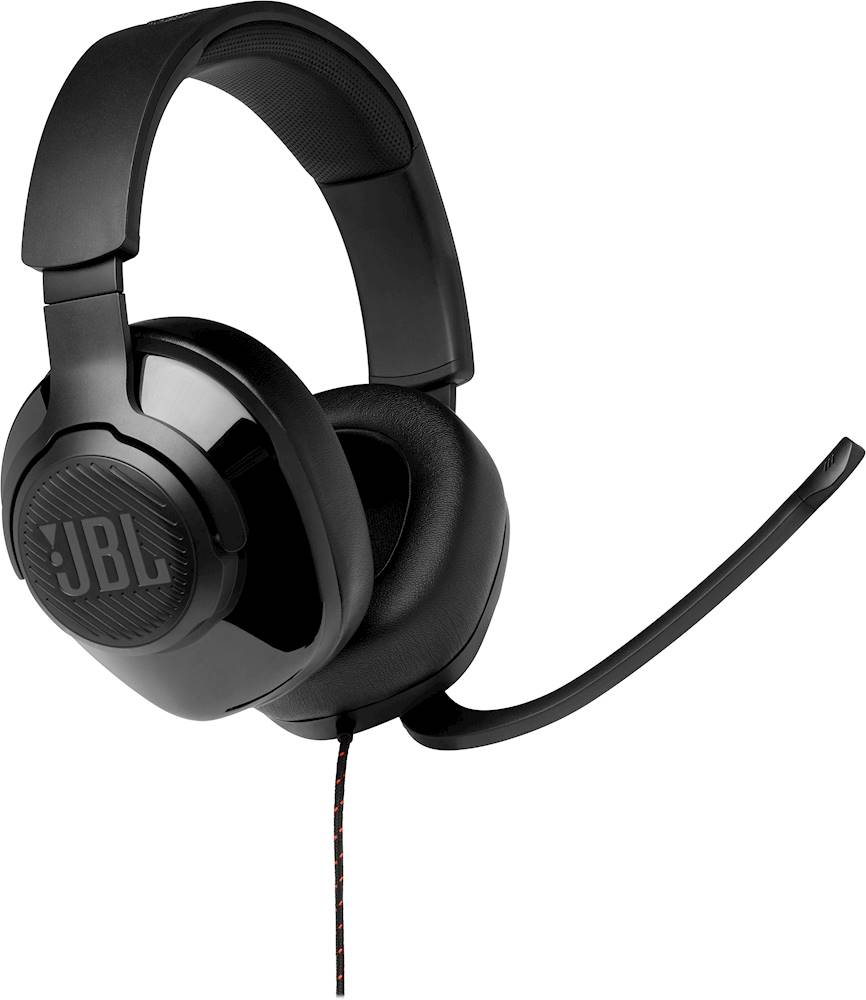 JBL - Quantum 200 Wired Stereo Gaming Headset for PC, PS4, Xbox One, Nintendo Switch and Mobile Devices - Black_0