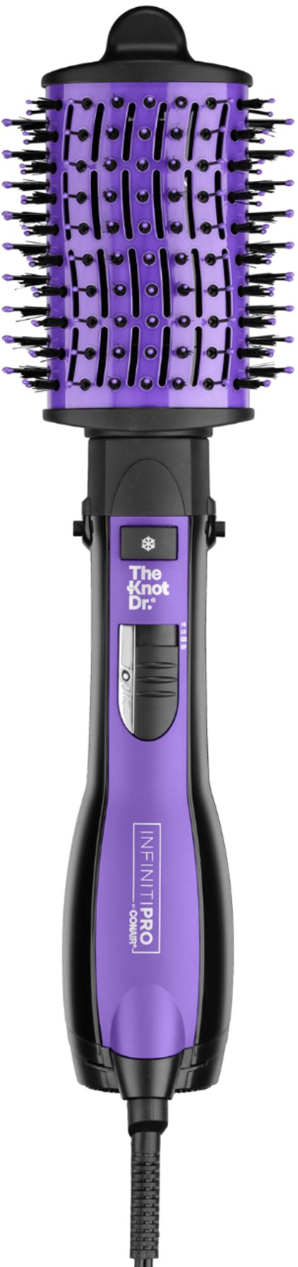 Conair - All-in-One Dryer Brush - Purple And Black_18