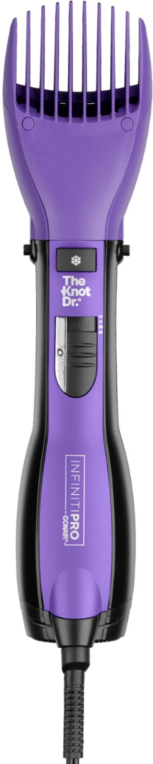 Conair - All-in-One Dryer Brush - Purple And Black_17