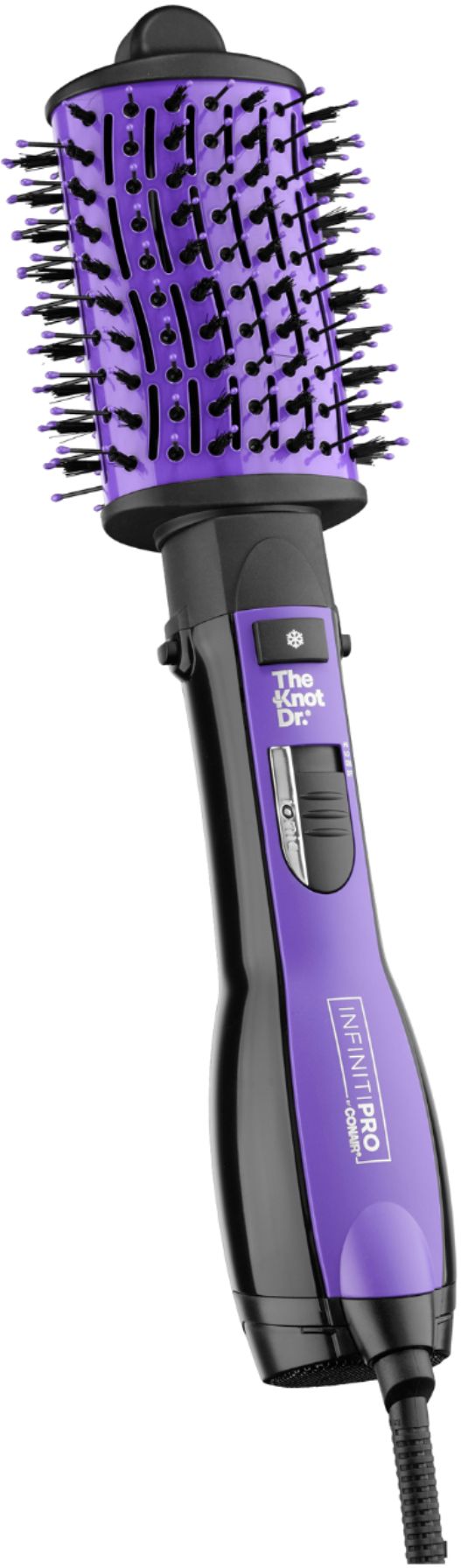 Conair - All-in-One Dryer Brush - Purple And Black_12