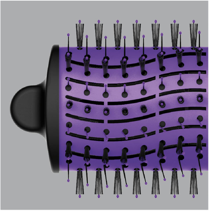 Conair - All-in-One Dryer Brush - Purple And Black_10
