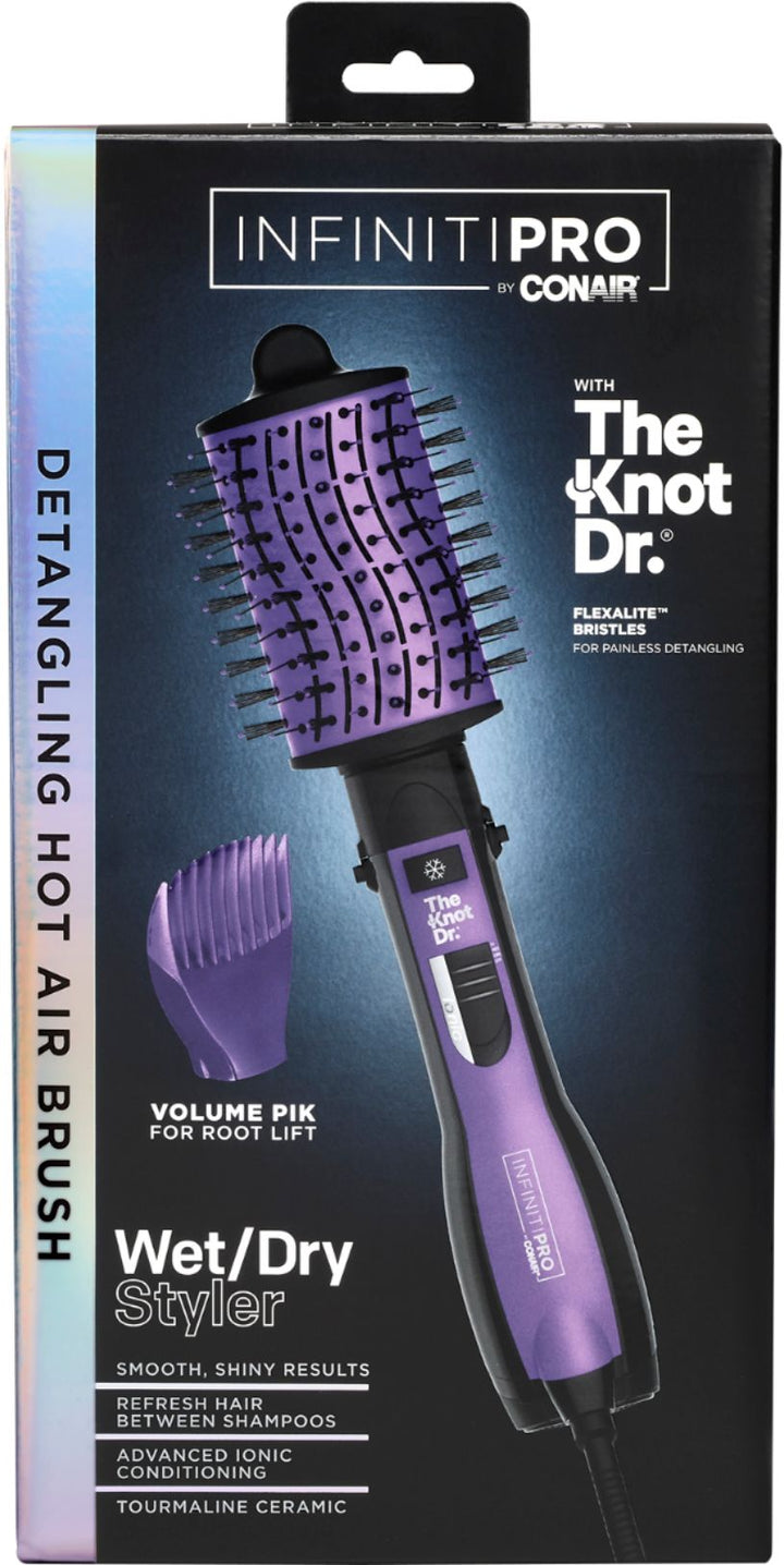 Conair - All-in-One Dryer Brush - Purple And Black_6