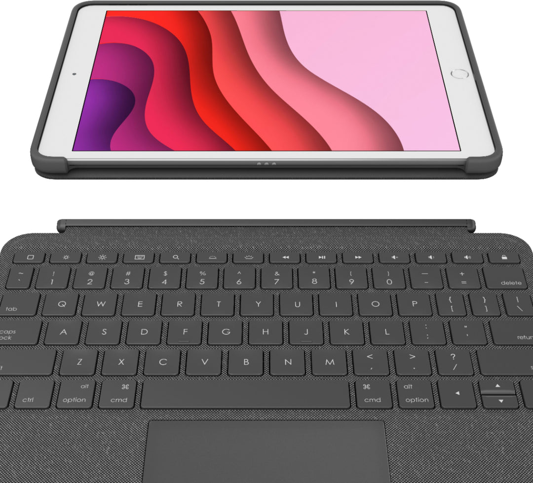 Logitech - Combo Touch Keyboard Folio for Apple iPad 10.2" (7th, 8th & 9th Gen) with Detachable Backlit Keyboard - Graphite_5