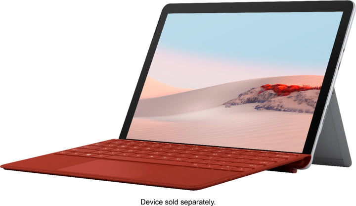 Microsoft - Surface Go Signature Type Cover for Surface Go, Go 2, and Go 3 - Poppy Red Alcantara Material_2