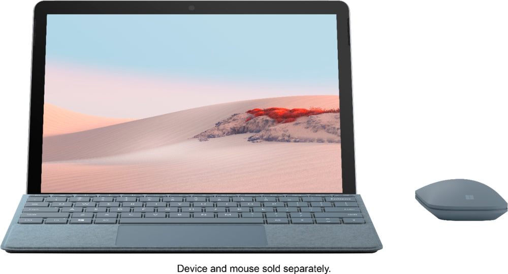 Microsoft - Surface Go Signature Type Cover for Surface Go, Go 2, and Go 3 - Ice Blue Alcantara Material_1