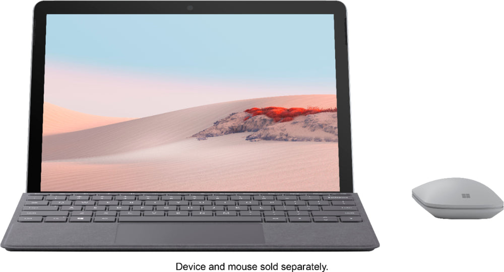 Microsoft - Surface Go Signature Type Cover for Surface Go, Go 2, and Go 3 - Platinum Alcantara Material_1