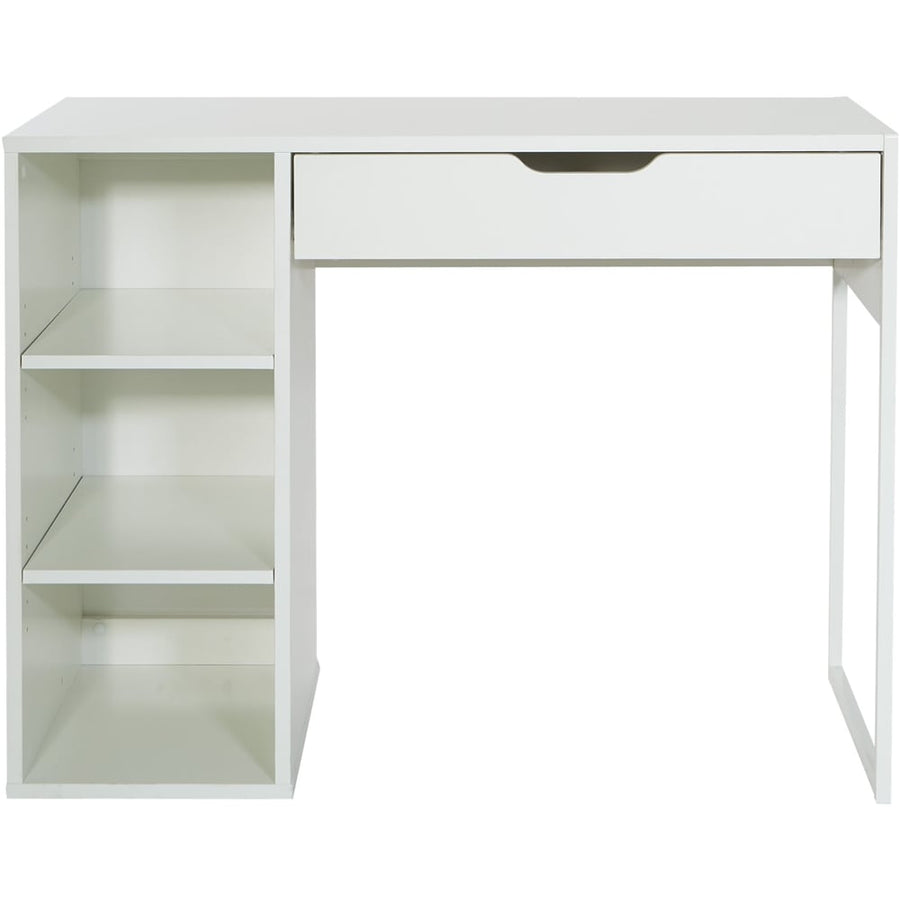 OSP Home Furnishings - Ravel Rectangular Contemporary Engineered Wood 1-Drawer Table - White_0
