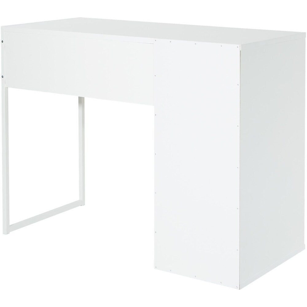 OSP Home Furnishings - Ravel Rectangular Contemporary Engineered Wood 1-Drawer Table - White_5