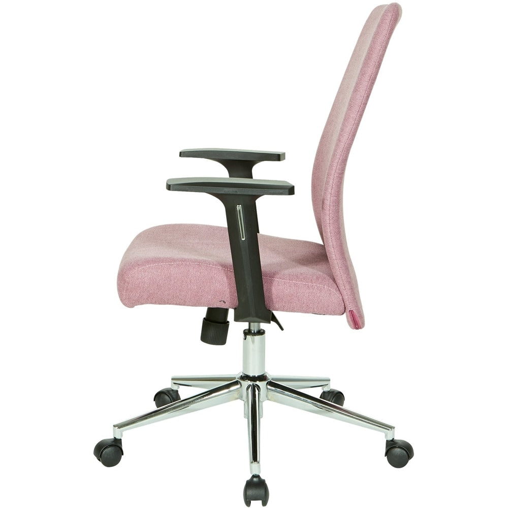 OSP Home Furnishings - Evanston 5-Pointed Star Manager's Chair - Orchid_1