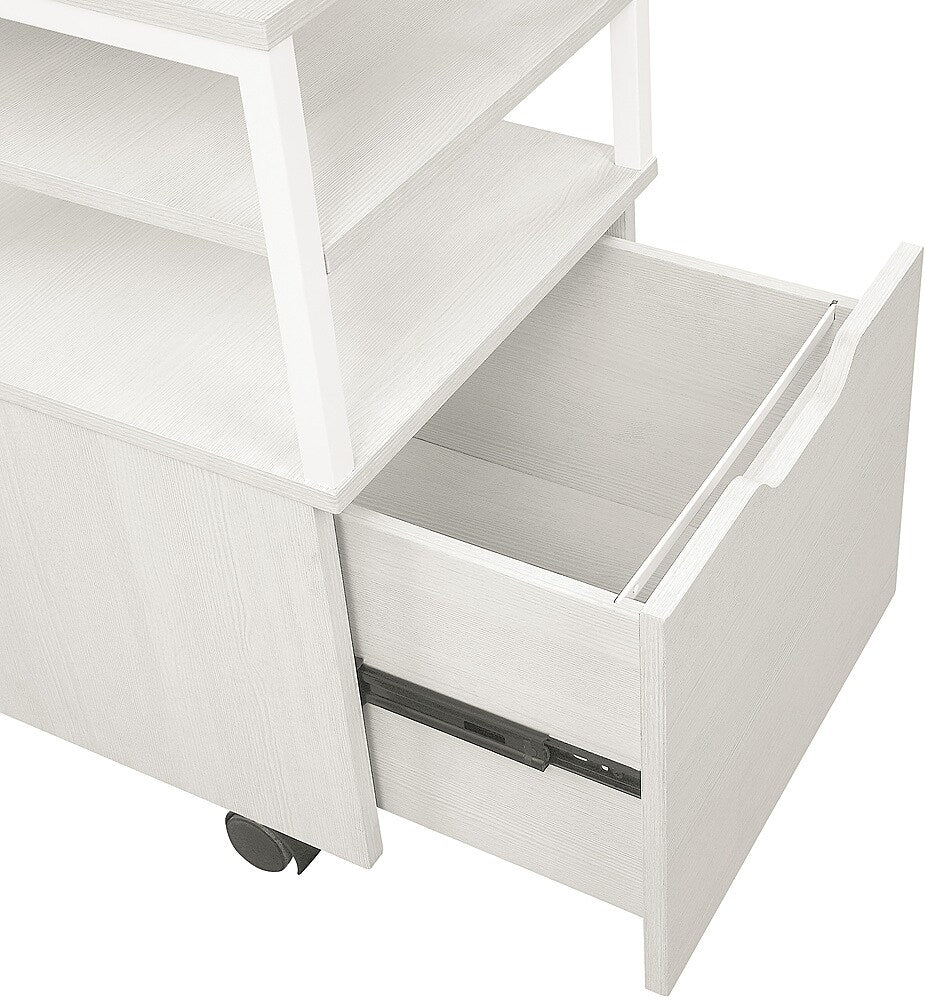 OSP Home Furnishings - Contempo 3-Shelf 1-Drawer File Cabinet - Campanula White_4