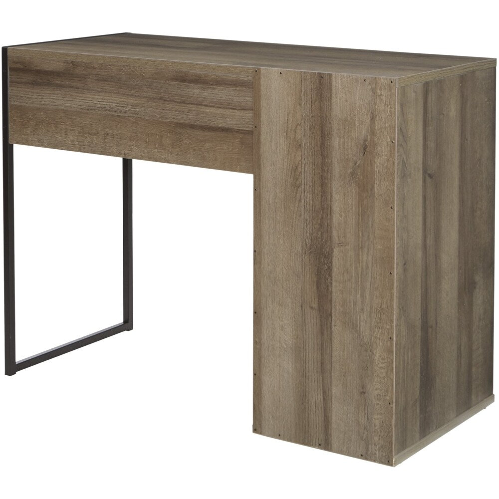 OSP Home Furnishings - Ravel Rectangular Contemporary Engineered Wood 1-Drawer Table - Gray Oak_5