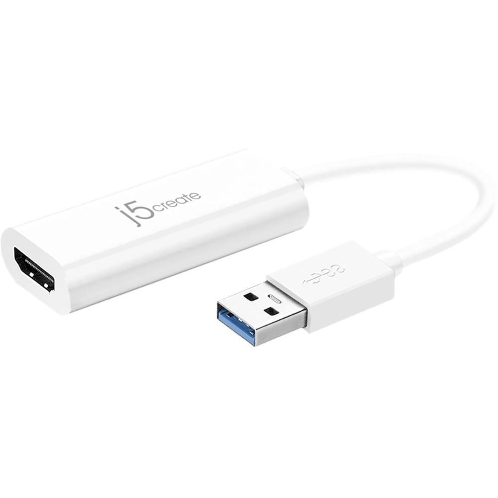 j5create - USB to HDMI Multi-Monitor Adapter - White_1