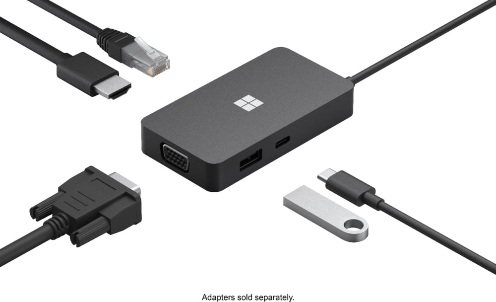 Microsoft - USB-C Travel Hub - Black_1
