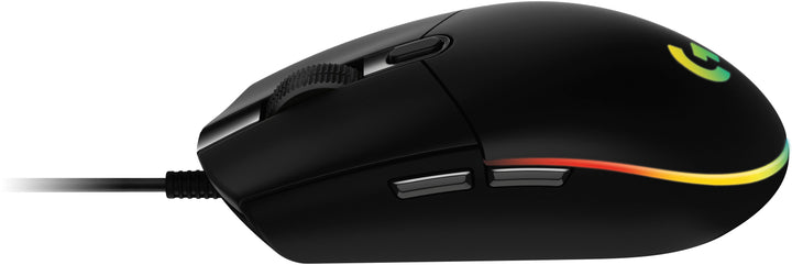 Logitech - G203 LIGHTSYNC Wired Optical Gaming Mouse with 8,000 DPI sensor - Black_5