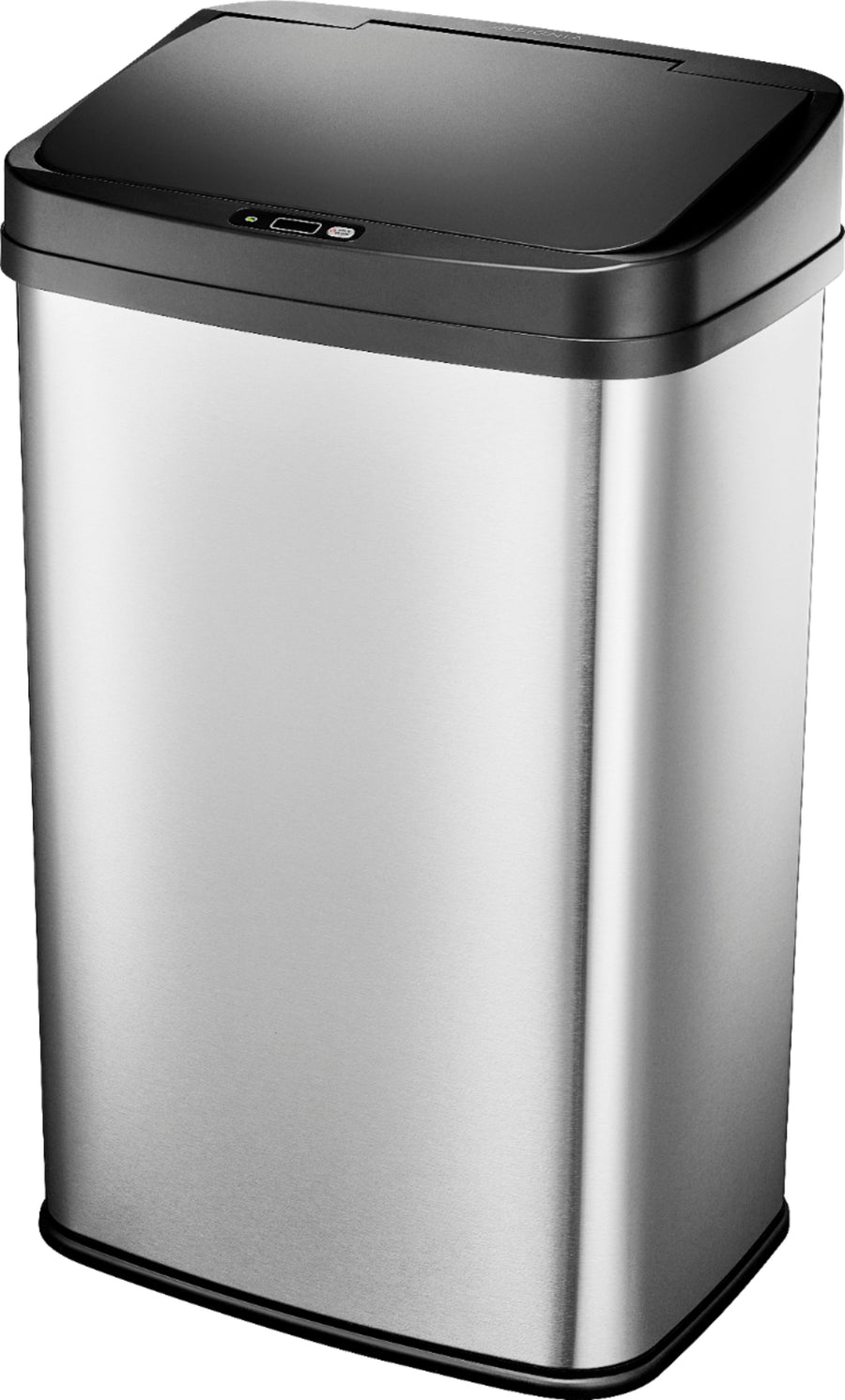 Insignia™ - 13 Gal. Automatic Trash Can - Stainless Steel_0