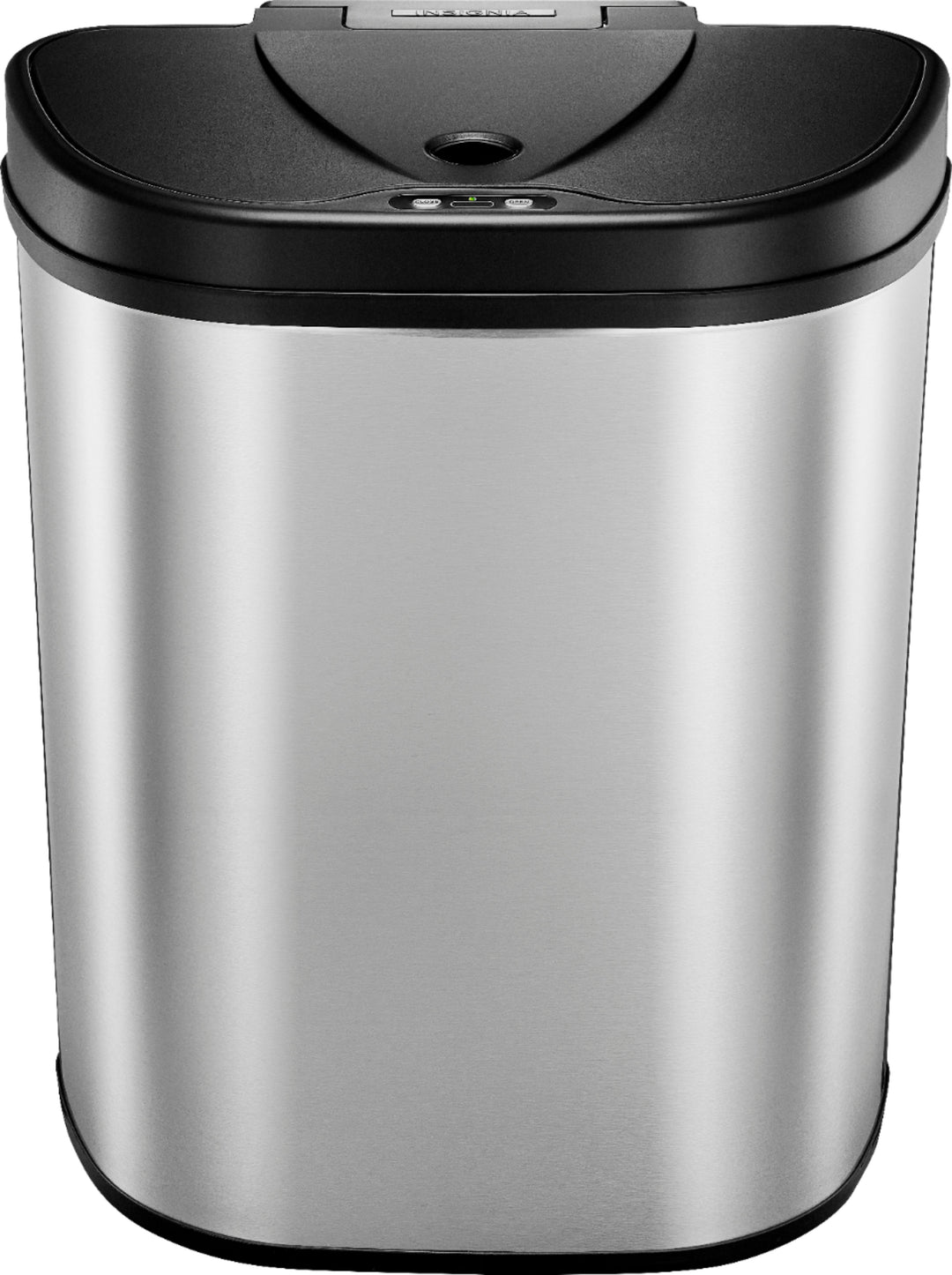 Insignia™ - 18 Gal. Automatic Trash Can with Recycle and Waste Divider - Stainless steel_4