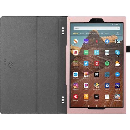 SaharaCase - Folio Case for Amazon Kindle Fire HD 10 (2019) - Pink_1