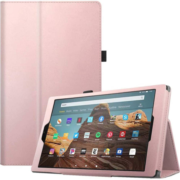 SaharaCase - Folio Case for Amazon Kindle Fire HD 10 (2019) - Pink_5