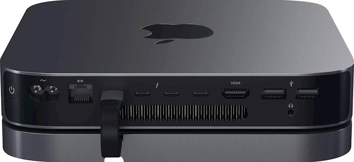 Satechi - Type-C Aluminum Stand and Hub for Apple Mac Mini 2018 - USB-C Data Port, Micro/SD Card Readers, USB 3.0 & Headphone Jack_5