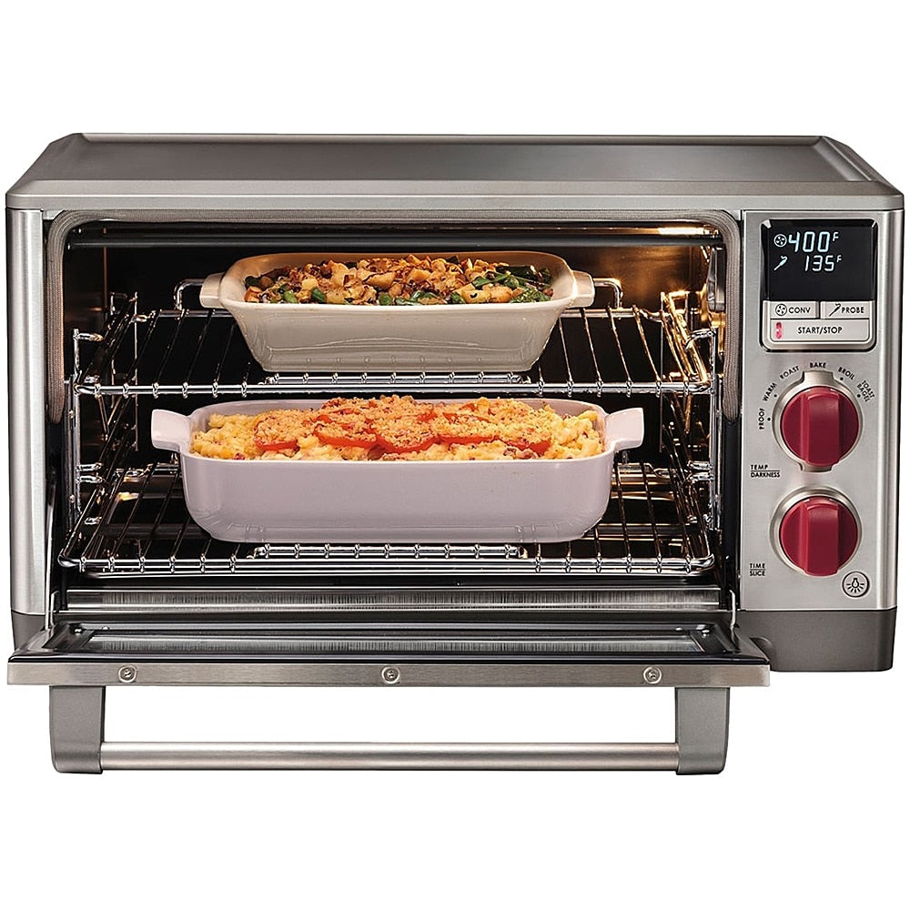 Wolf Gourmet - Toaster Oven - Stainless Steel/Red Knob_6