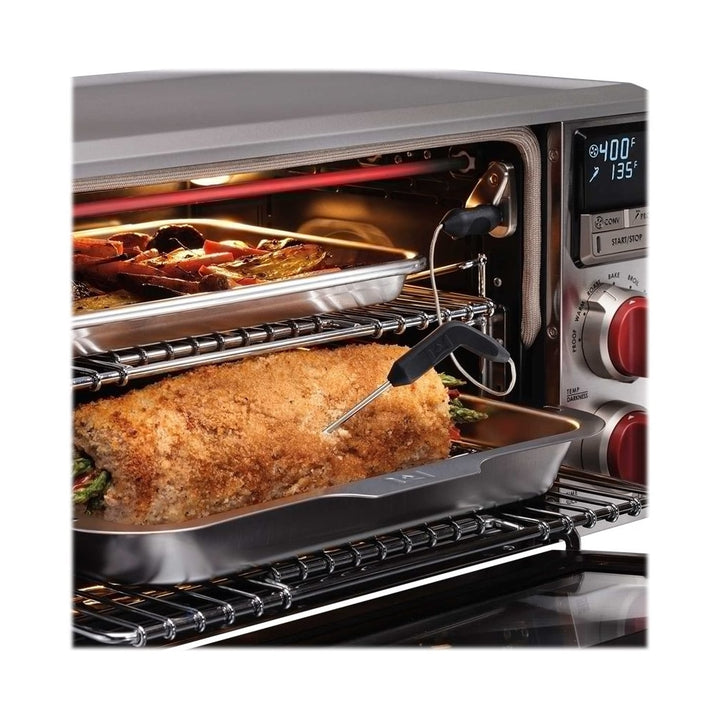Wolf Gourmet - Toaster Oven - Stainless Steel/Red Knob_4