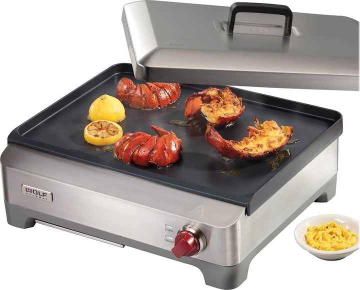 Wolf Gourmet - Precision Griddle with Stainless Steel Lid - Stainless Steel_5