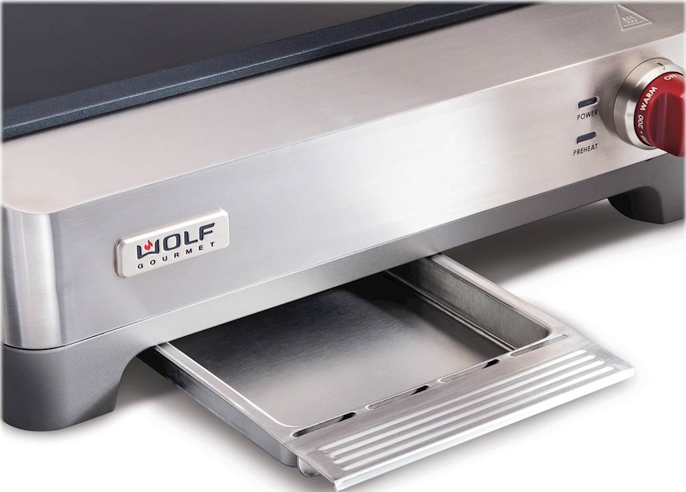 Wolf Gourmet - Precision Griddle with Stainless Steel Lid - Stainless Steel_1