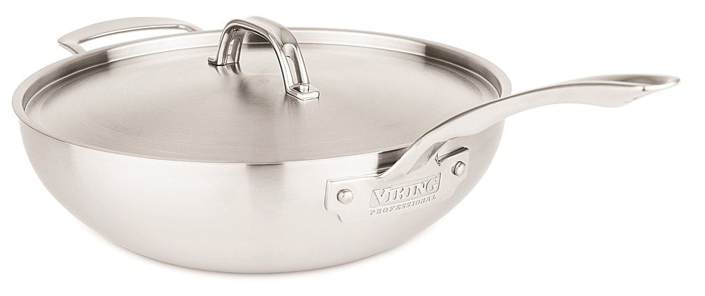 Viking - Professional 5 Ply 12" Chef's Pan - Satin/Stainless Steel_0
