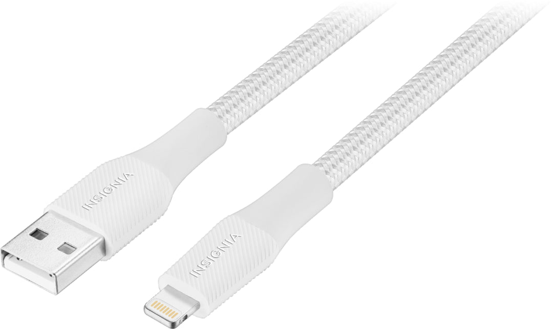 Insignia™ - 10' Lightning to USB Charge-and-Sync Cable (2 pack) - Moon Gray_5