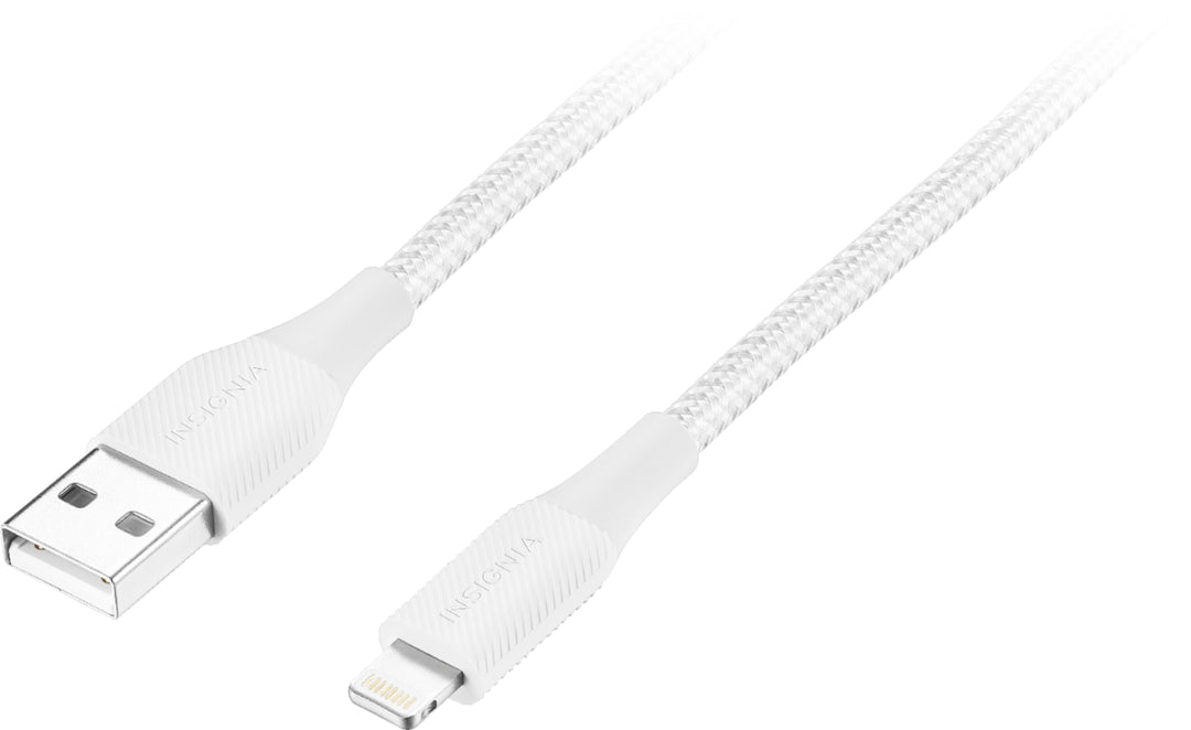 Insignia™ - 6' Lightning to USB Charge-and-Sync Cable (2 Pack) - Moon Gray_3