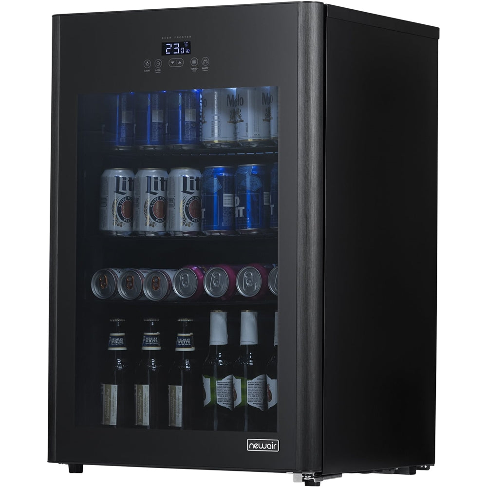 NewAir - 125-Can Beverage Cooler - Black_4