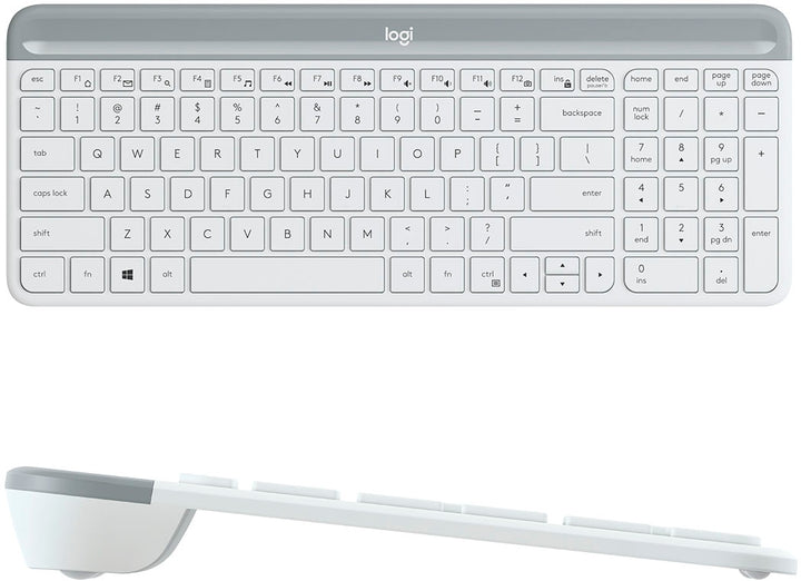 Logitech - MK470 Full-size Wireless Scissor Keyboard and Mouse Bundle with Plug and Play - Off-White_3