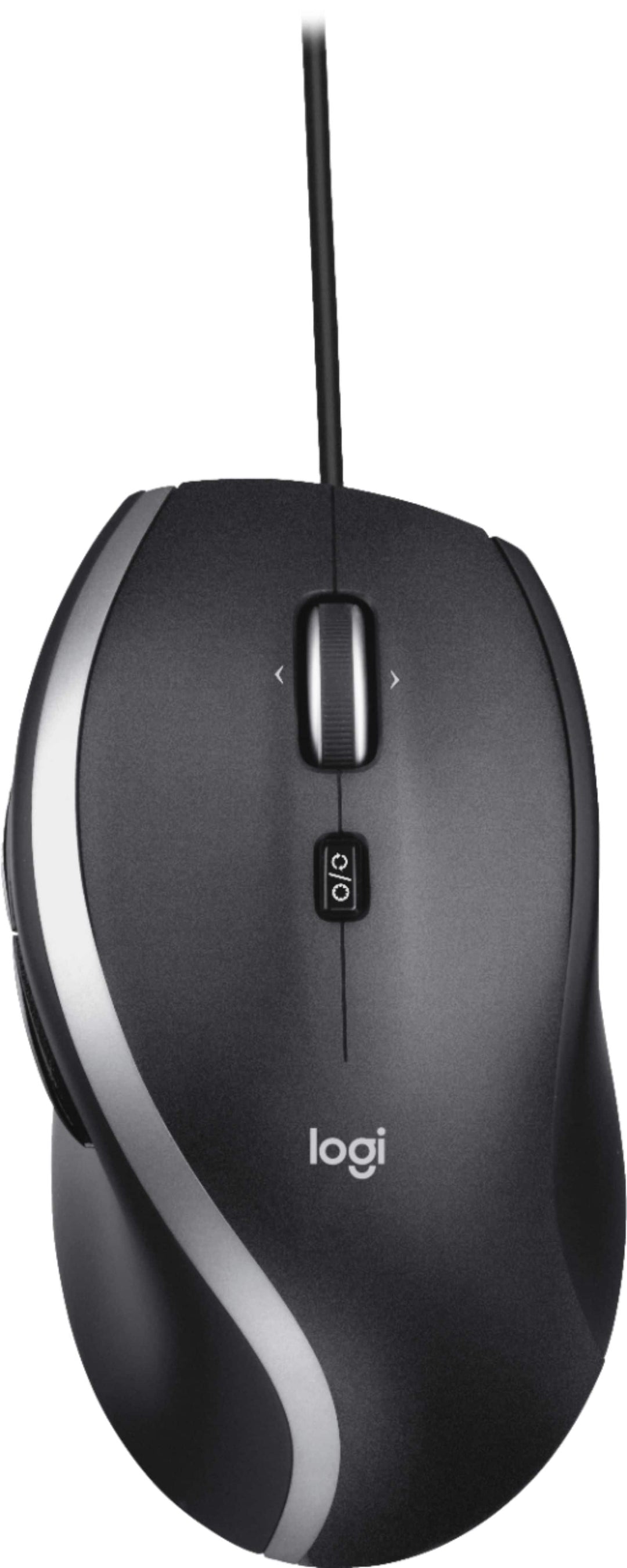 Logitech - M500s Advanced Wired Laser Mouse with Hyper-fast Scrolling - Black_0