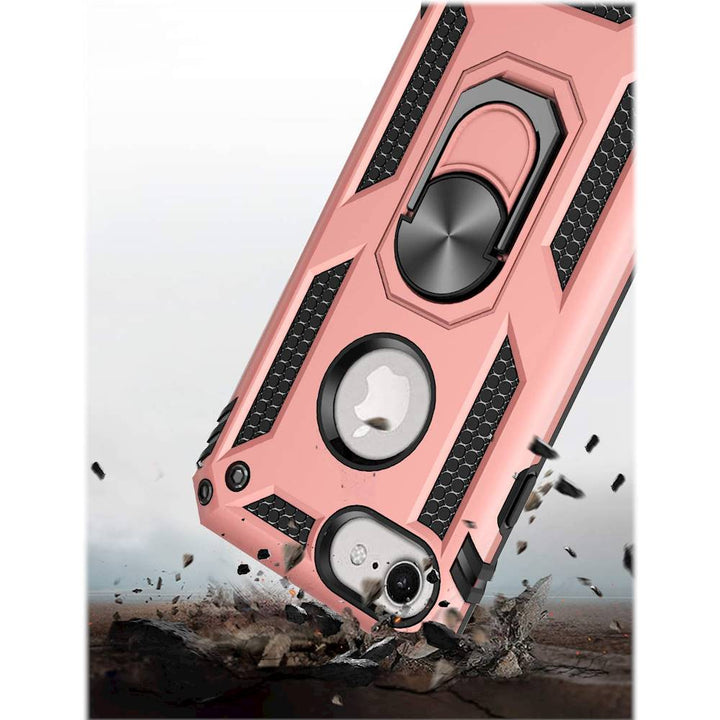 SaharaCase - Military Kickstand Series Case for Apple® iPhone® SE (2nd Generation and 3rd Generation) - Rose Gold_1