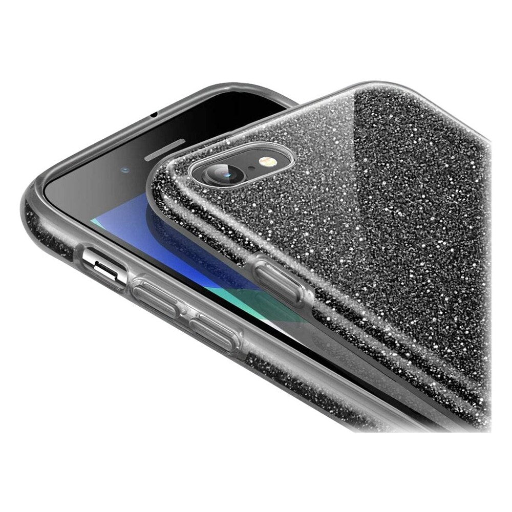 SaharaCase - Sparkle Case for Apple® iPhone® SE (2nd Generation and 3rd Generation 2022) - Black_7