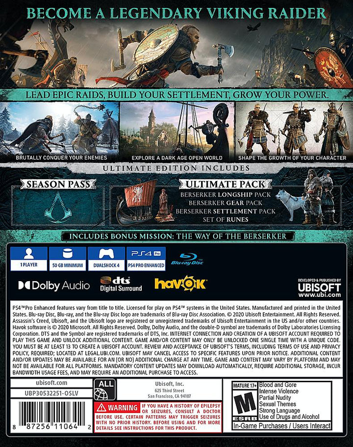 Assassin's Creed Valhalla Standard Edition - PlayStation 4, PlayStation 5_1