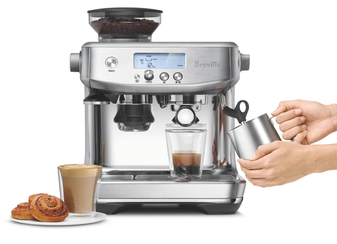 Breville - the Barista Pro Espresso Machine with 15 bars of pressure, Milk Frother and intergrated grinder - Brushed Stanless Steel_4