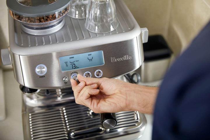 Breville - the Barista Pro Espresso Machine with 15 bars of pressure, Milk Frother and intergrated grinder - Brushed Stanless Steel_11