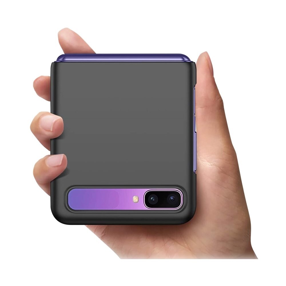 SaharaCase - Classic Series Skin Case for Samsung Z Flip and Z Flip 5G - Black_1