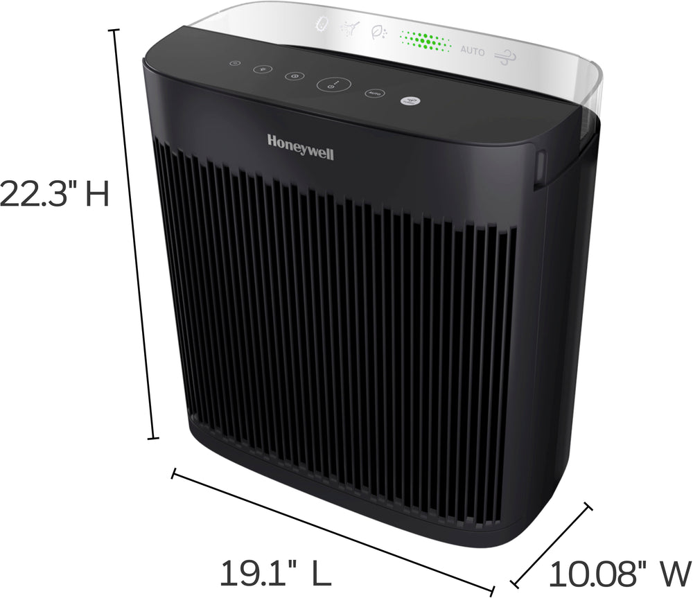 Honeywell - InSight™ HEPA Air Purifier, Extra-Large Rooms (500 sq.ft) Black - Black_1