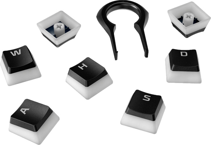 HyperX - Pudding Keycaps PBT Upgrade Kit - Black_0