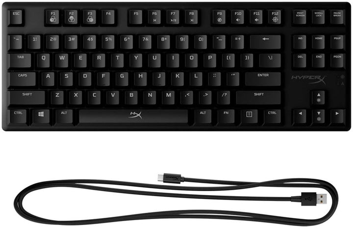 HyperX - Alloy Origins Core TKL Wired Mechanical Tactile Aqua Switch Gaming Keyboard with RGB Back Lighting - Black_2